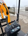 2025 JPC KV12 mini excavator operator controls view
