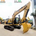 2022 Caterpillar 313D2 GC crawler excavator, side view