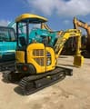 2024 Komatsu PC30 MR mini excavator, rear three-quarter view