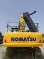 2023 Komatsu PC350-8 crawler excavator, rear view