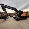 2022 Hyundai R225LC-9S crawler excavator, side profile view