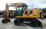 2019 Caterpillar M314F wheel excavator side view