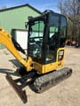 2019 Caterpillar 302 NG mini excavator, side view