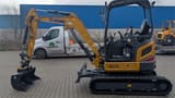 XCMG XE27E mini excavator, side view