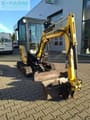 2015 Yanmar SV18 mini excavator, front three-quarter view
