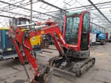 2014 Yanmar VIO25-4 mini excavator, front three-quarter view