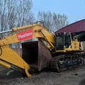 2020 Komatsu PC700 LC crawler excavator, side view