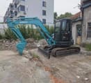 2018 Kobelco SK55 crawler excavator, side profile view