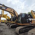 2021 Caterpillar 329D crawler excavator, side view