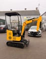 2025 JPC KV12 mini excavator, side view