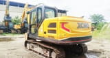 2024 XCMG XE135G crawler excavator rear three-quarter view