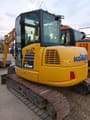2023 Komatsu PC80MR-5 crawler excavator, rear three-quarter view