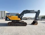 2019 Hyundai Robex 210 crawler excavator, side view