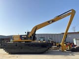 2016 Caterpillar 320CL amphibious excavator, side profile view