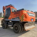 Doosan DX210W-9C wheel excavator, rear three-quarter view
