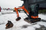 2022 Hitachi ZX26U-6 mini excavator, side view