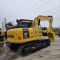 2023 Komatsu PC110 crawler excavator, rear three-quarter view