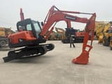 2018 Doosan DX60 crawler excavator, side profile view
