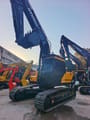 2025 Hyundai HX220HD crawler excavator, front three-quarter view