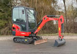 2015 Kubota KX016-4 mini excavator, side view