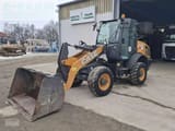 2017 CASE 221F wheel loader, front three-quarter view