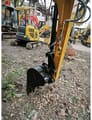 2022 Sany SY35U mini excavator boom and bucket detail
