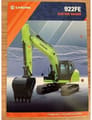 2025 LiuGong 922FE Crawler Excavator with a prominent 'ELECTRIC BAGGER' decal on the brochure cover.