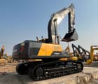 2023 Volvo EC290 crawler excavator, rear three-quarter view