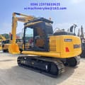 2024 Komatsu PC130 crawler excavator, rear three-quarter view