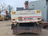 2007 Hitachi ZX180W wheel excavator rear view