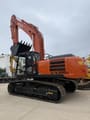 2024 Hitachi ZAXIS 350H crawler excavator, rear three-quarter view