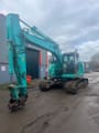2020 Kobelco SK 230 SR LC-5 E crawler excavator, front three-quarter view
