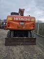 2008 Hitachi ZX170W-3 wheel excavator, rear view