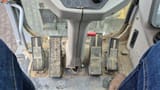 2009 New Holland MH 2.6 wheel excavator interior view