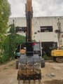 Sany 215C Crawler Excavator, front view of bucket and boom