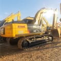 2023 Caterpillar 340D crawler excavator, rear three-quarter view