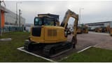 2019 Caterpillar 308E2CR crawler excavator rear three-quarter view