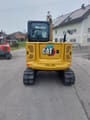 Caterpillar 306CR-07A mini excavator, rear view