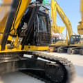 2019 Caterpillar 349D2 crawler excavator, close-up side view
