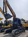 2022 Sany SY215 crawler excavator, front three-quarter view