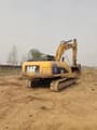 2022 Caterpillar 324D crawler excavator, rear three-quarter view