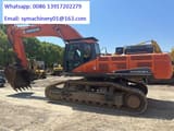 2022 Doosan DX530LC crawler excavator, side profile view