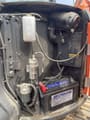 2021 Hitachi ZX55 mini excavator engine compartment view
