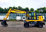 2016 Komatsu PW160-8 wheel excavator, side view