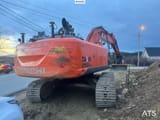 2014 Hitachi Zaxis 250LC crawler excavator, rear view