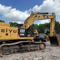 2021 Caterpillar 349DL crawler excavator side view