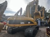 2021 Caterpillar 325CL crawler excavator, rear three-quarter view