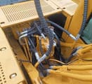 2021 Caterpillar 325C crawler excavator hydraulic compartment view