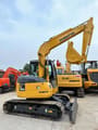 2022 Komatsu PC78US crawler excavator, rear three-quarter view