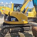 2024 Caterpillar 308C CR excavator, rear three-quarter view